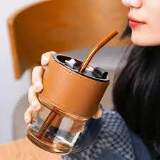 CaroCup Heat-Resistant Glass Tumbler