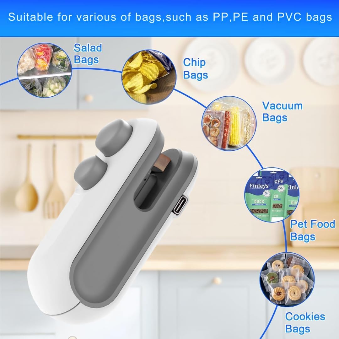 Portable Bag Sealing Machine – Keep Food Fresh Instantly