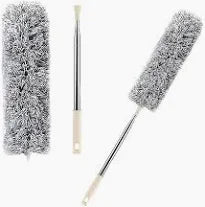 Microfiber Duster with Extension Pole(Stainless Steel)