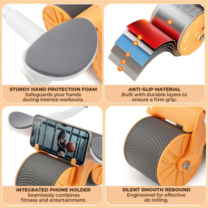 Ab Roller Wheel – Core Strength & Abs Workout for Men & Women