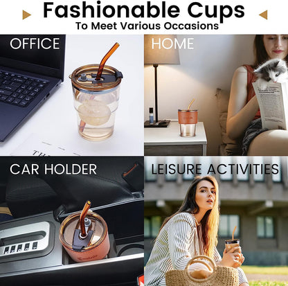 CaroCup Heat-Resistant Glass Tumbler – Hot & Cold Drinks