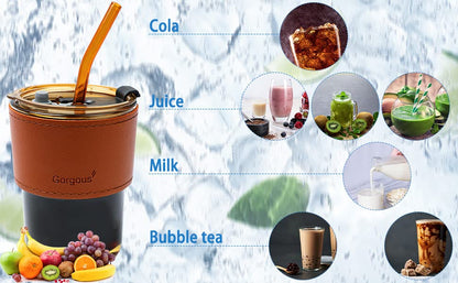 CaroCup Heat-Resistant Glass Tumbler – Hot & Cold Drinks