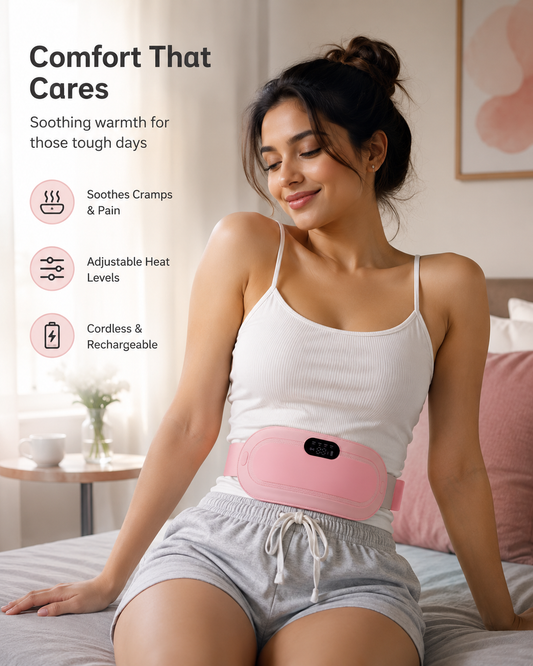AuraRelief Heating & Massage Belt – Cordless Back Pain Relief