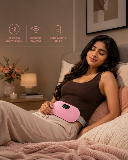 AuraRelief Heating & Massage Belt – Cordless Back Pain Relief