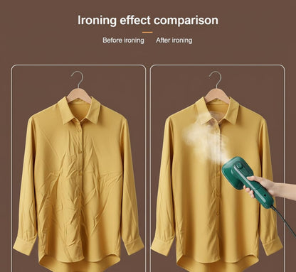Compact Handheld Garment Steamer – Wrinkle-Free Clothes in Minutes