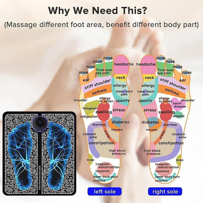 EMS Foot Massager – Electric Pulse Pain Relief & Relaxation