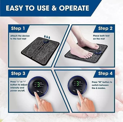 EMS Foot Massager – Electric Pulse Pain Relief & Relaxation