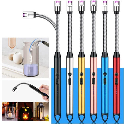 Rechargeable Electric Arc Lighter – Flameless Candle & Kitchen Lighter