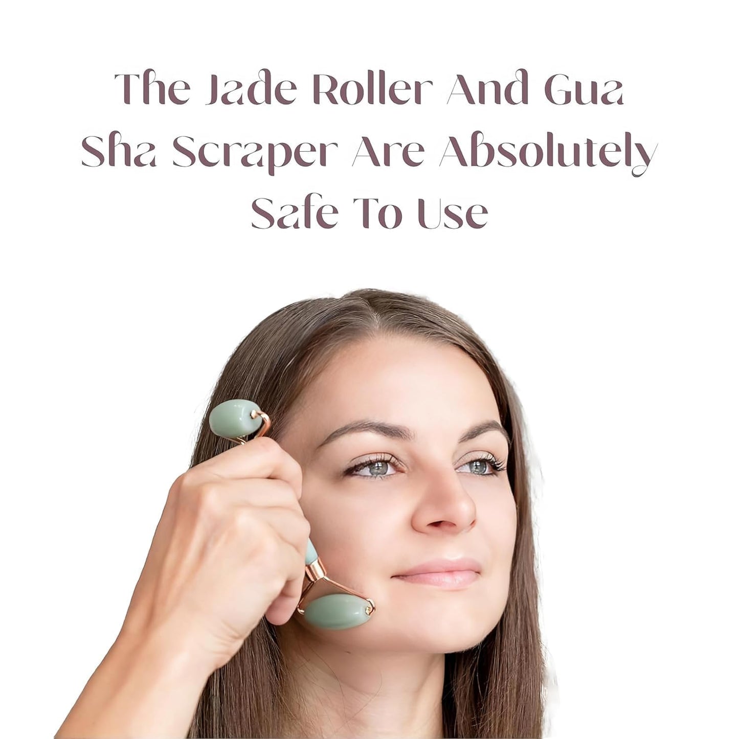 Gua Sha Tool Natural Himalayan Stone for Face Neck Healing Skin
