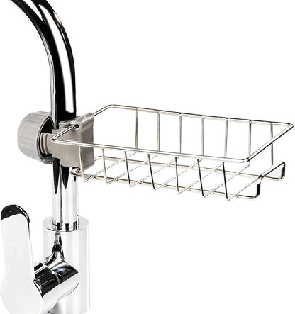 Kitchen Sink Sponge Holder – Drain-Dry & Keep Counter Clean