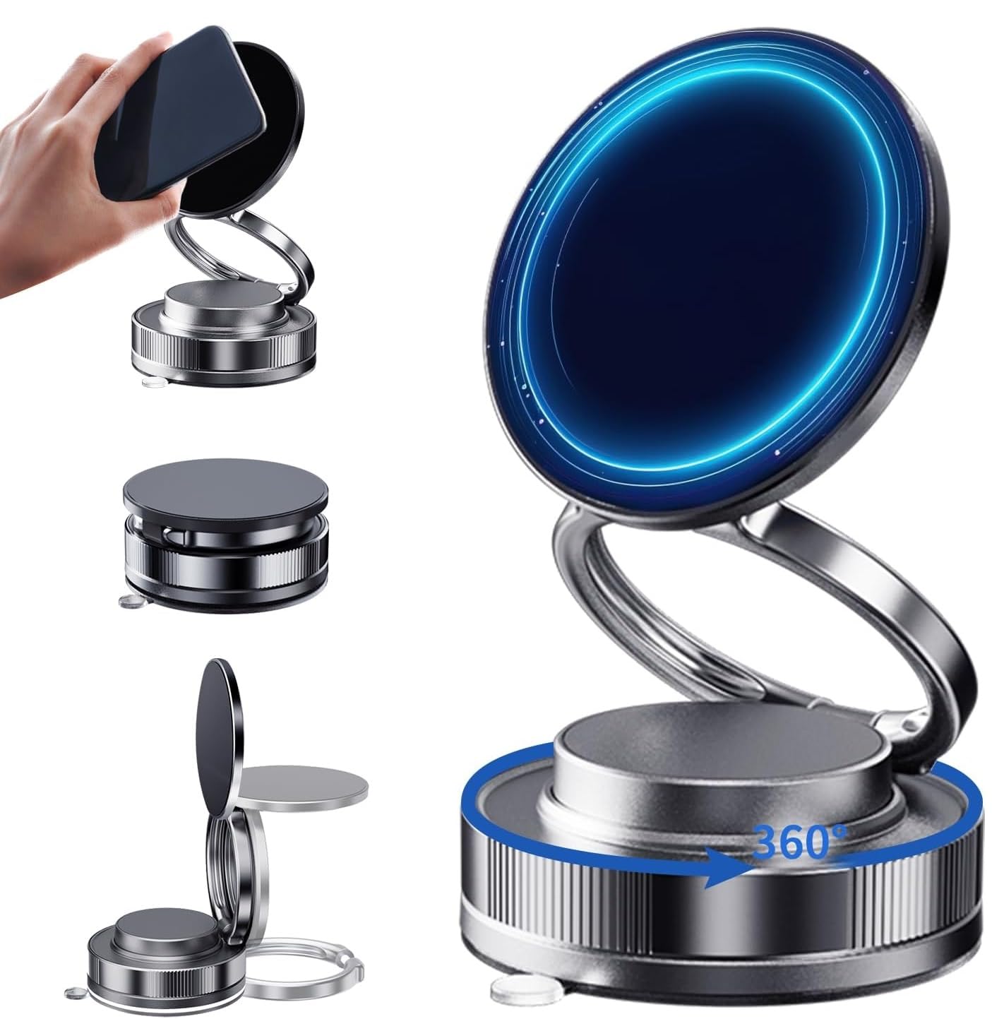 360° Vaccum Magnetic Phones Holder (CT28 Extended)