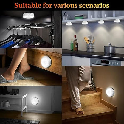 Motion Sensor Step Night Light – Pack of 6 for Stairs & Hallways