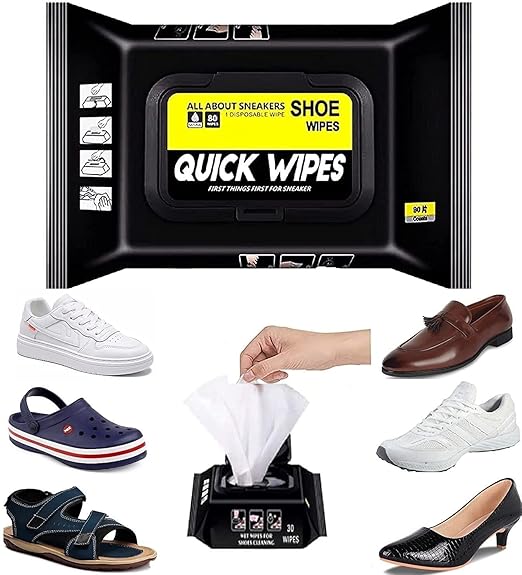 Packs of 80 Portable Sneakers Cleaner Shoe