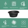 Ice Facial Bowl – Foldable Silicone Skin Glow & Pore Tightening