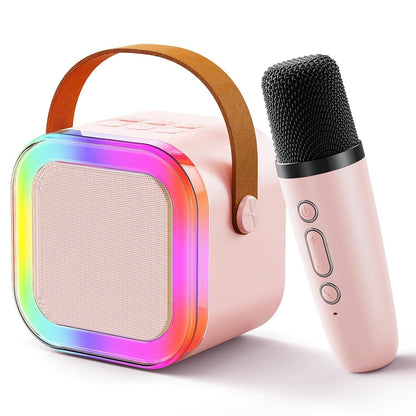 Mini Bluetooth Karaoke Machine – Wireless Portable Speaker & Mic