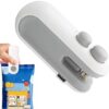 Portable Plastic Bag Sealing Machine | Mini Bag Sealer with Cutter and Magnet | Packet Sealer for Food, Chips, Snacks, Traveling Food Packets Bags (Rechargeable)