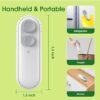 Portable Plastic Bag Sealing Machine | Mini Bag Sealer with Cutter and Magnet | Packet Sealer for Food, Chips, Snacks, Traveling Food Packets Bags (Rechargeable)