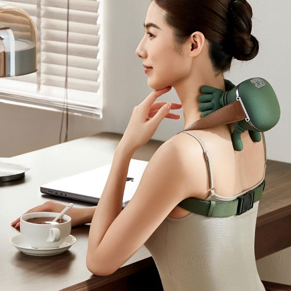 Wireless Portable Shiatsu Neck and Back Massager