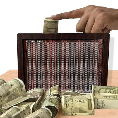 Wooden Piggy Bank – Savings Box for Kids & Adults