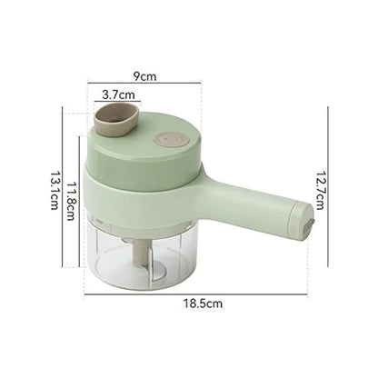 4-in-1 Electric Food Chopper – Chop, Blend, Grind & Mince