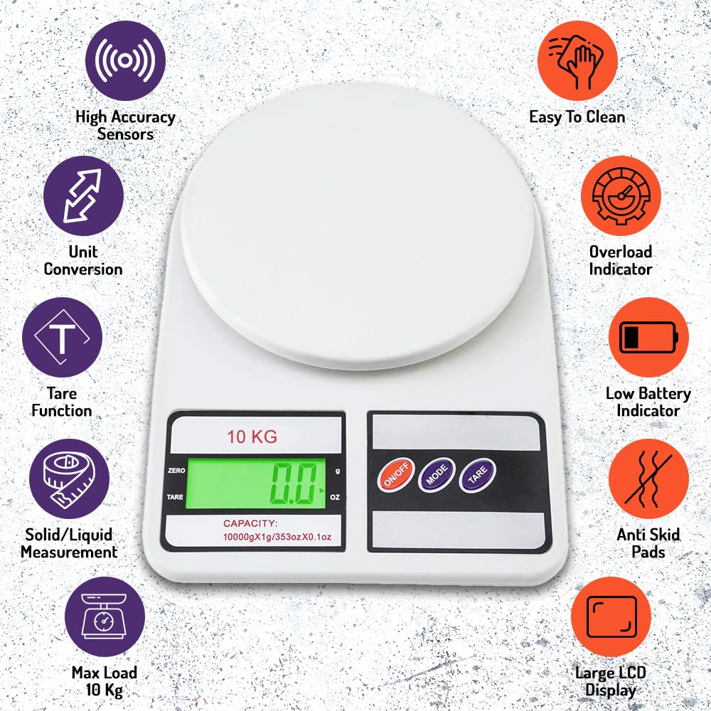 Digital Kitchen Weighing Scale 10 kg