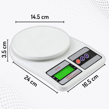 Digital Kitchen Weighing Scale – Precise 10kg with LCD Display