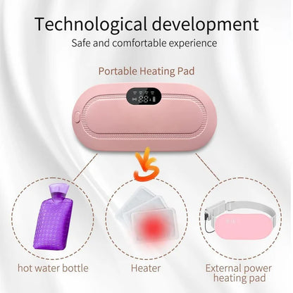 AuraRelief Heating & Massage Belt – Cordless Back Pain Relief