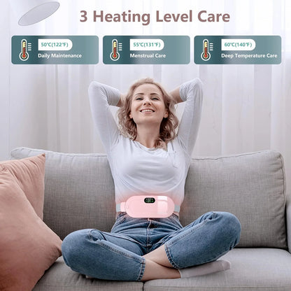 AuraRelief Heating & Massage Belt – Cordless Back Pain Relief