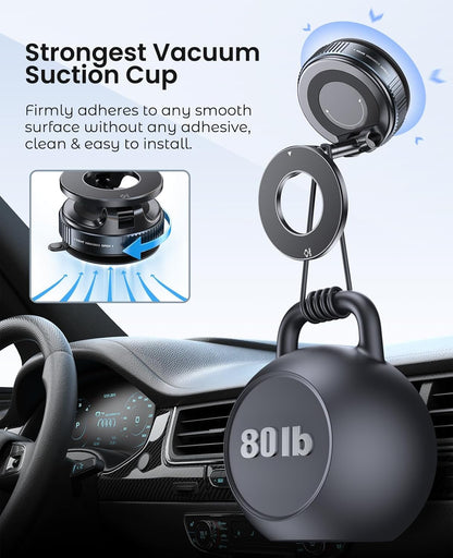Magnetic Phone Mount – Hands-Free Holder for Car, Gym & Home