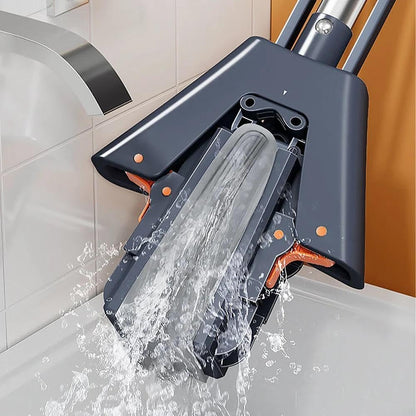 QuickDry Floor Cleaning Mop – Spin & Squeeze Self-Wringing Mop
