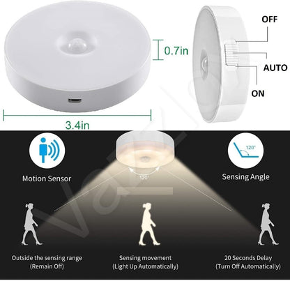 Motion Sensor Night Light for Home – Pack of 4, Auto On/Off