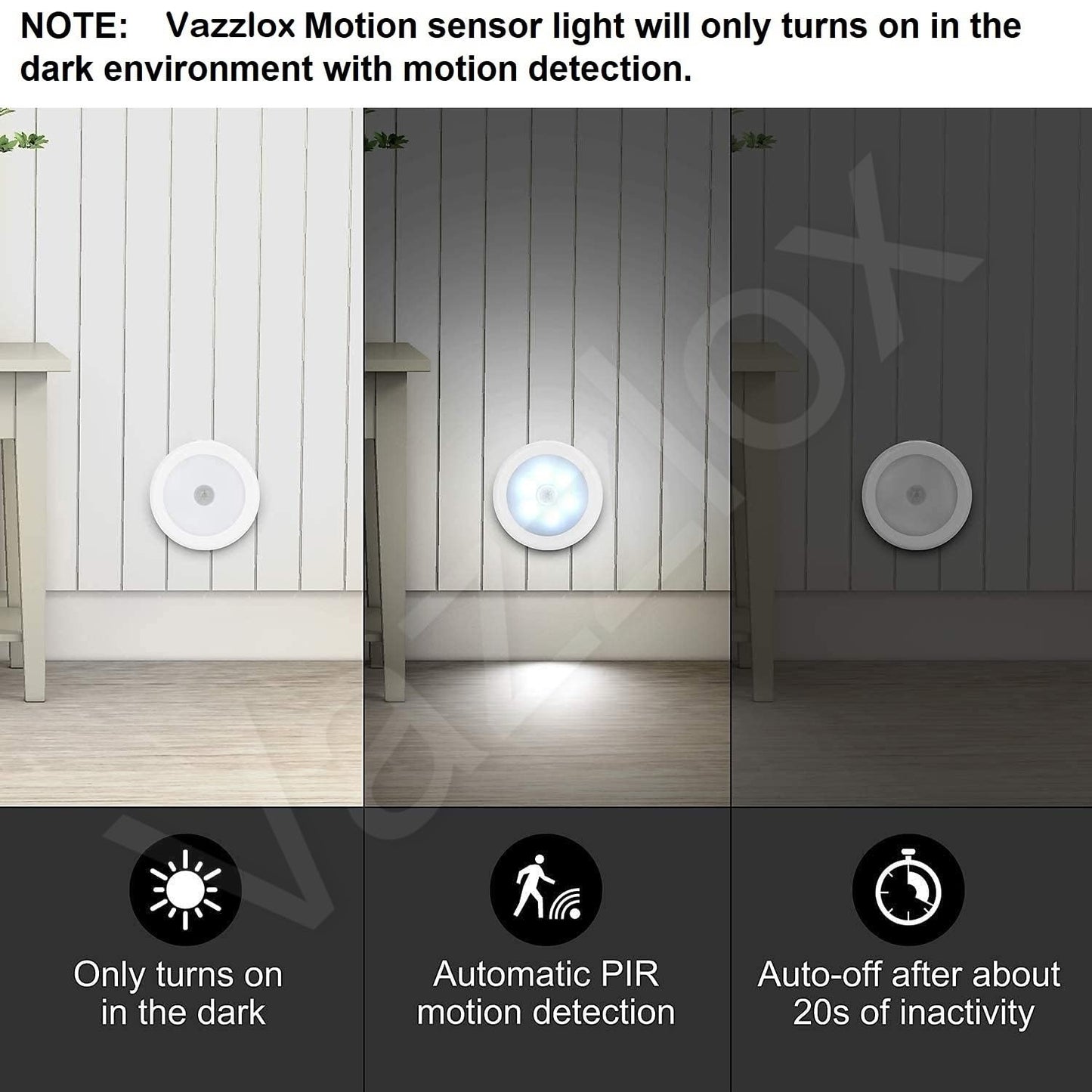Motion Sensor Light for Home (Pack of 4)
