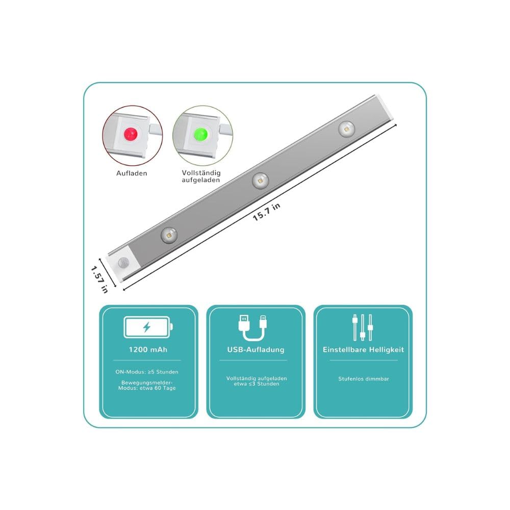 Cabinet Light LED Motion Sensor Light 3 Colour